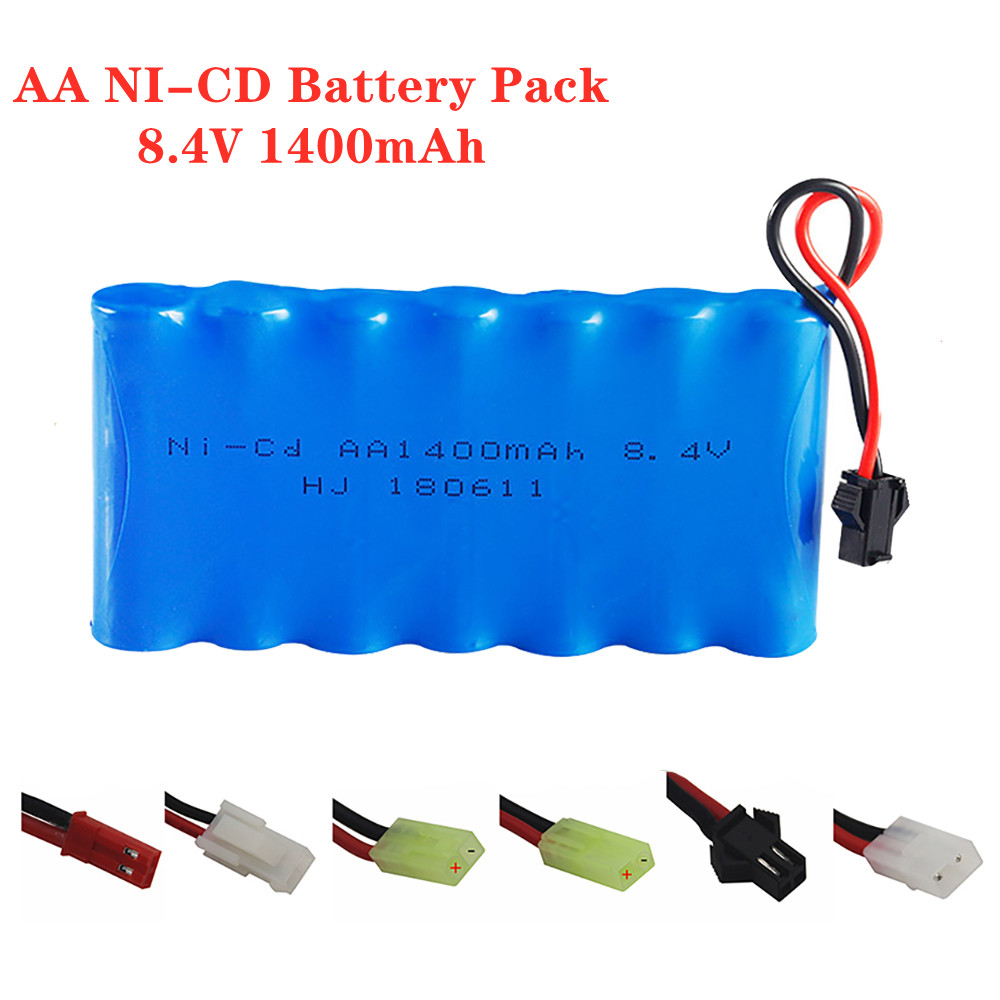 Rc Hobby Vehicles - 8.4V 1400Mah Ni-Cd Bộ Pin Sạc