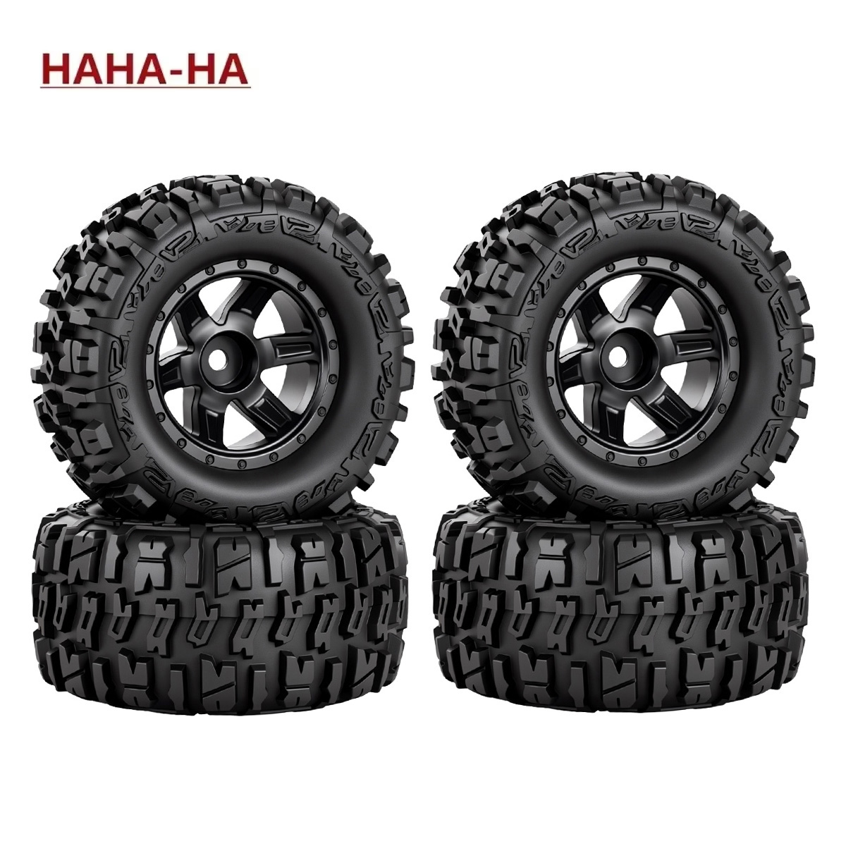 Rc Hobby Trucks - 4Pcs 87mm Rubber Tires Wheels 12mm