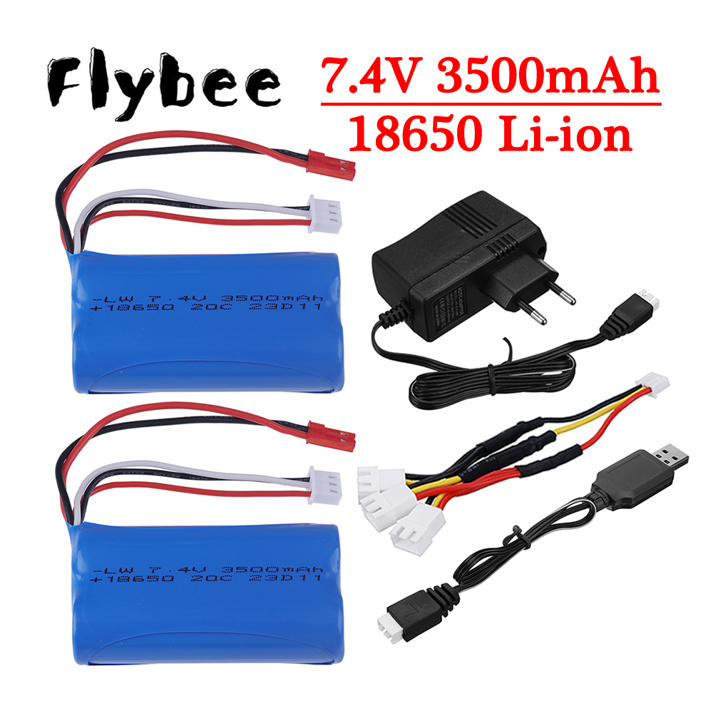 Rc Hobby Vehicles - Upgraded 3000mAh to 3500mAh 7.4V 18650
