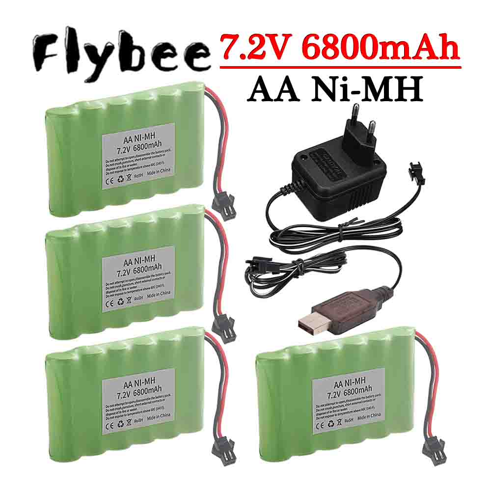 Rc Hobby Vehicles - Ni-MH 7.2V 6800mAh SM Plug Battery
