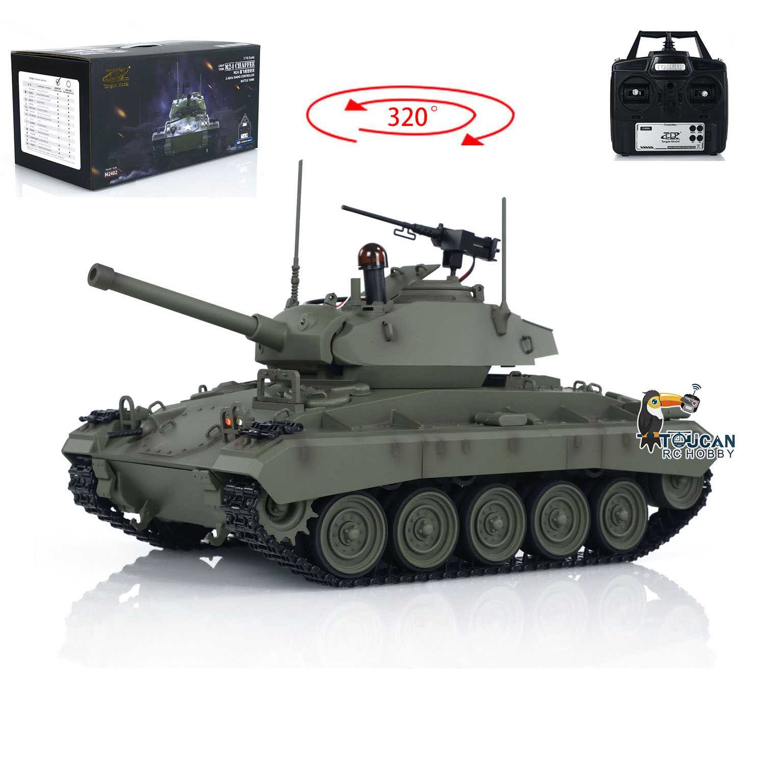 Rc Hobby Light - Toys Tongde 1/16 M24 Chaffee RC