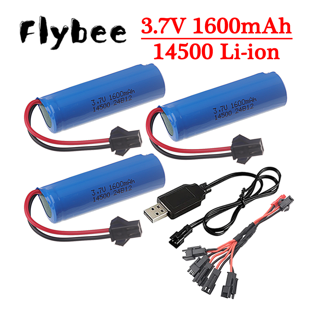 Rc Hobby Vehicles - Original 3.7v 14500 1600mAh Lipo battery