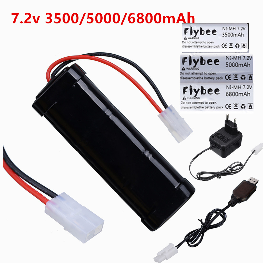 New 7.2V Battery 5000/6800mAh  - đánh giá và giá Rc Hobby Trucks