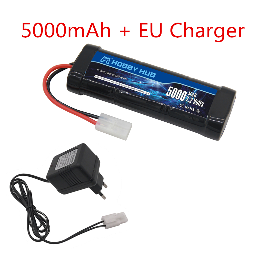 New 7.2V Battery 5000/6800mAh  - đánh giá và giá Rc Hobby Trucks