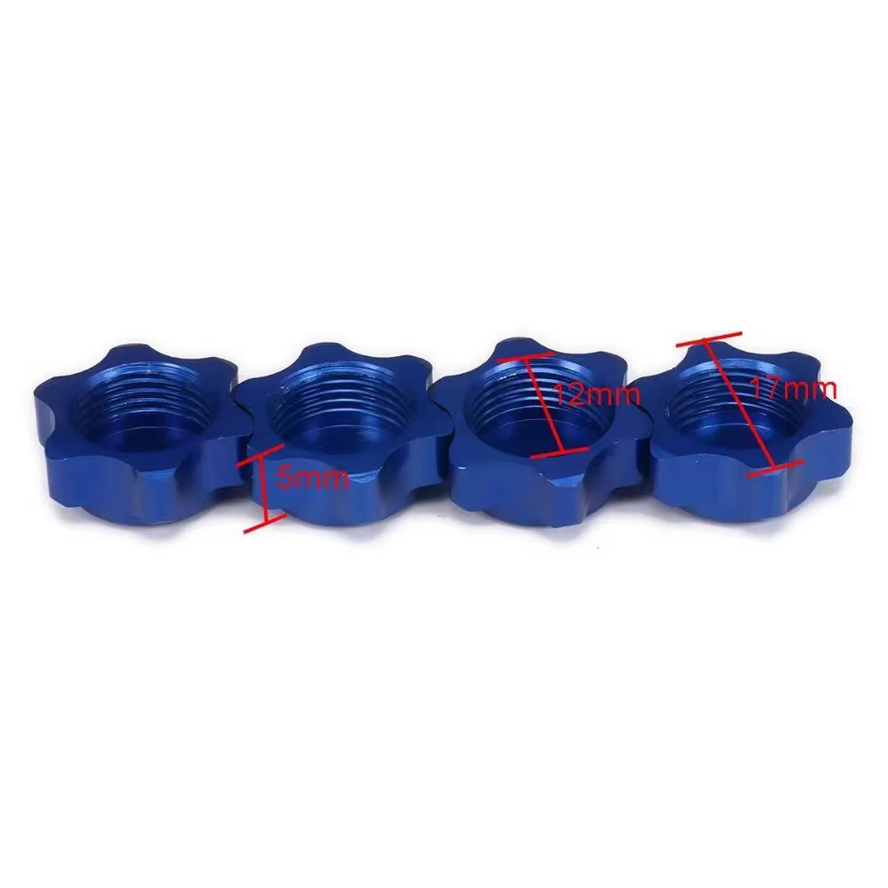17mm Aluminum Wheel Hub Hex Nu - đánh giá và giá Rc Hobby Trucks