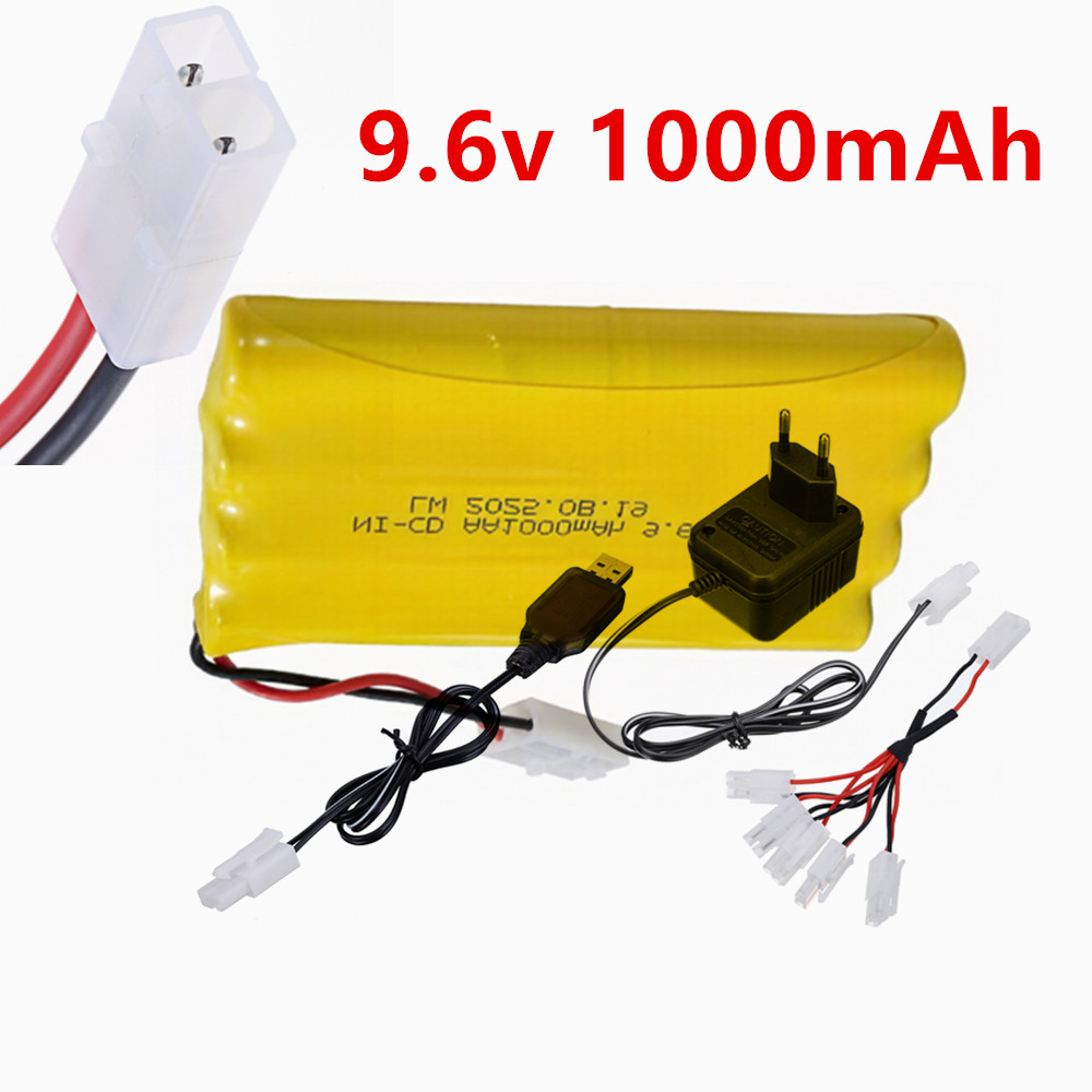 9.6v 1000mAh Ni-CD AA Recharge - đánh giá và giá Rc Hobby Model