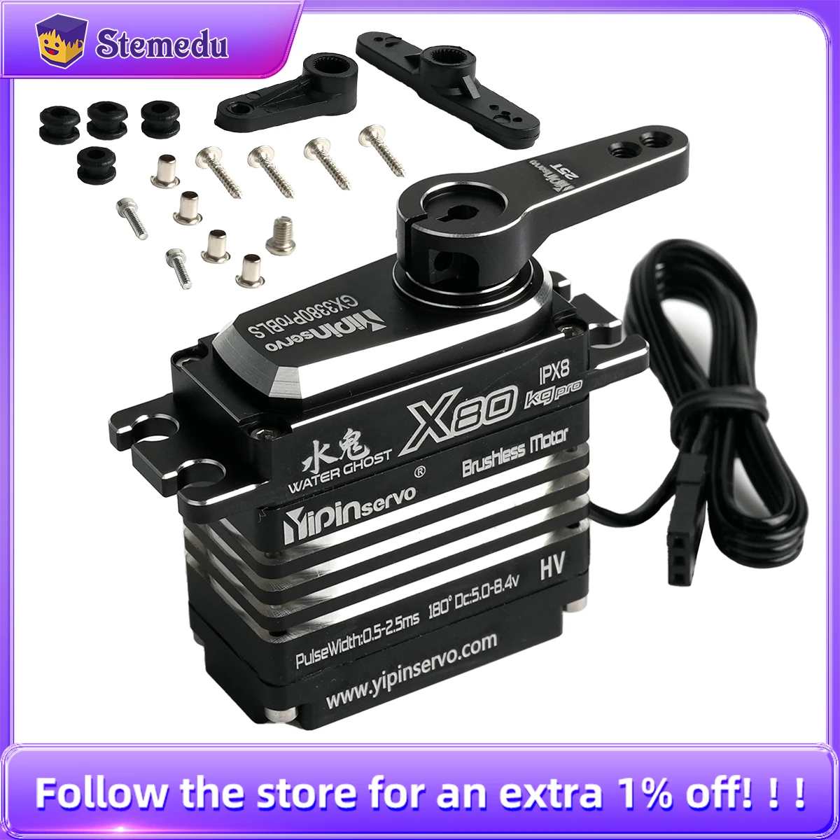 80KG Digital Servo Motor All M - đánh giá và giá Rc Hobby Model