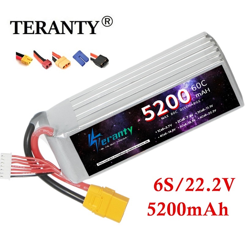 TERANTY 6S 5200mAh Lipo Batter - đánh giá và giá Rc Hobby Model