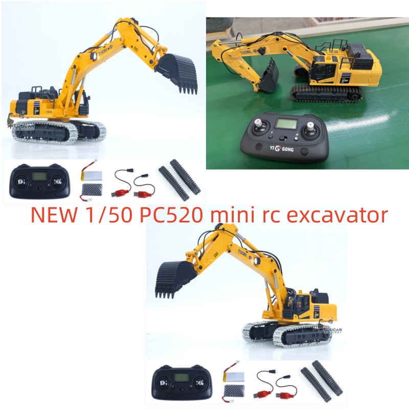 1/50 Mini RC Digger PC520 Elec - đánh giá và giá Rc Hobby Light