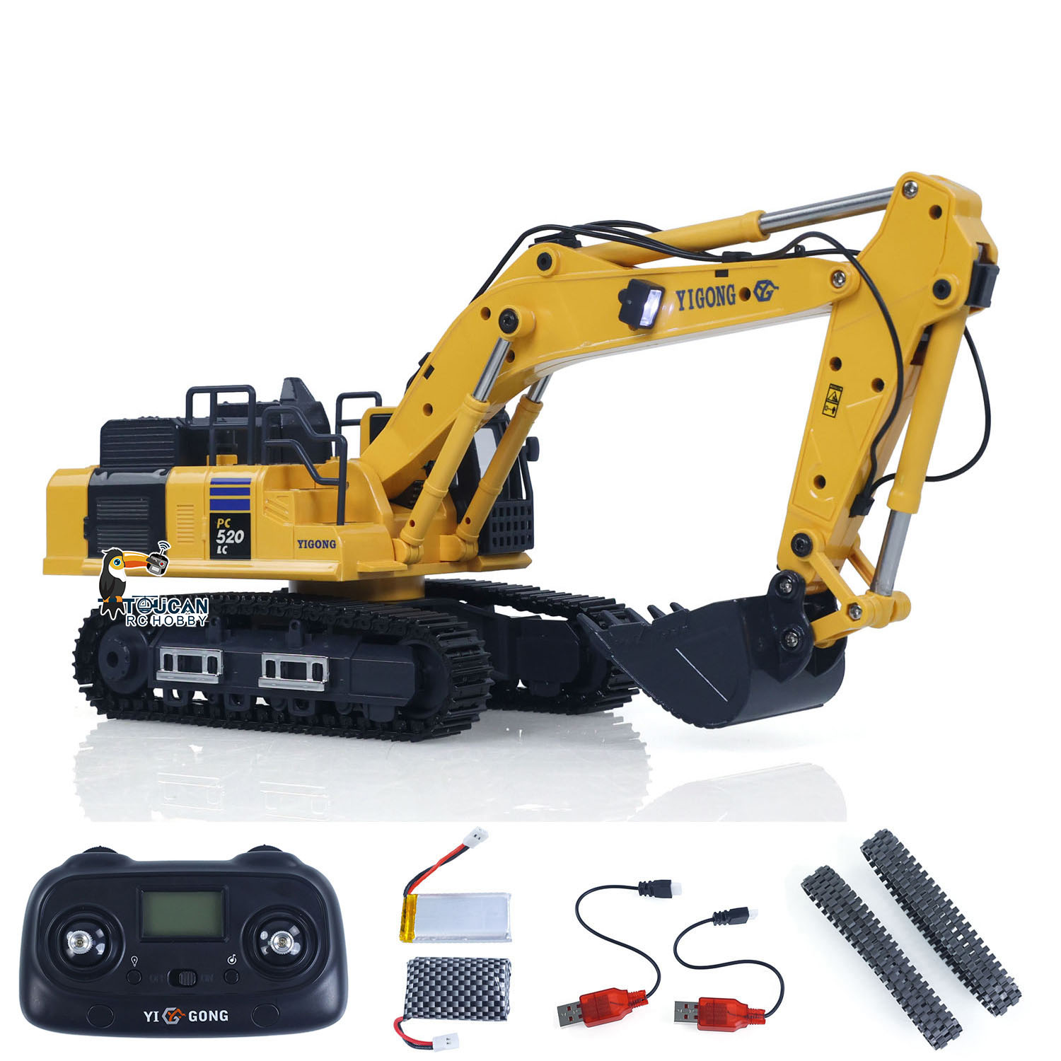 1/50 Mini RC Digger PC520 Elec - đánh giá và giá Rc Hobby Light