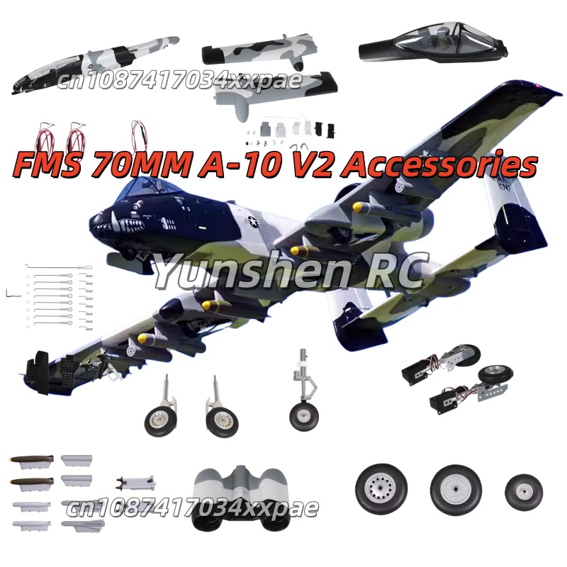 FMS 70MM EDF A-10 V2 RC Aircra - đánh giá và giá Rc Hobby Car