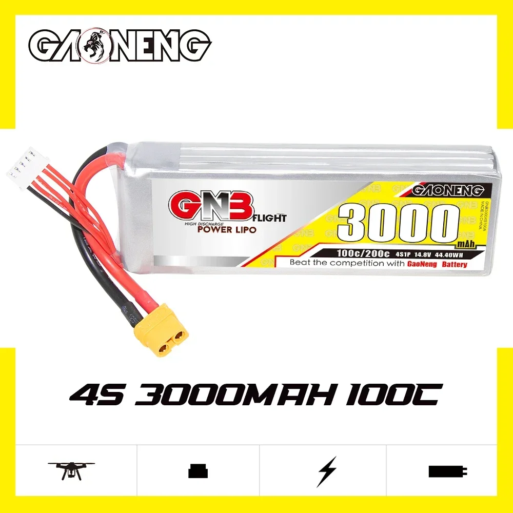 GAONENG GNB 3000mAh 4S 100C 20 - đánh giá và giá Rc Hobby Models