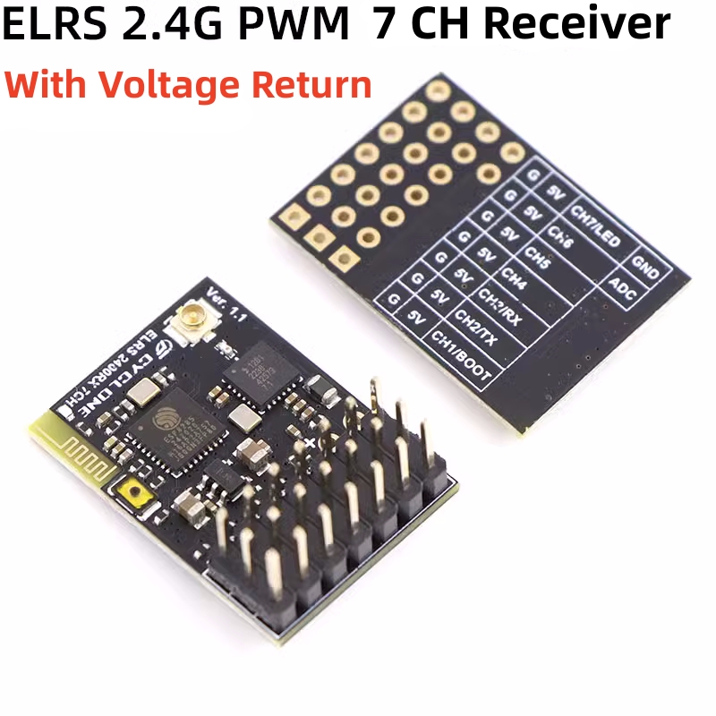 ELRS 2.4G PWM 7CH 6CH CRSF Rec - đánh giá và giá Rc Hobby Car