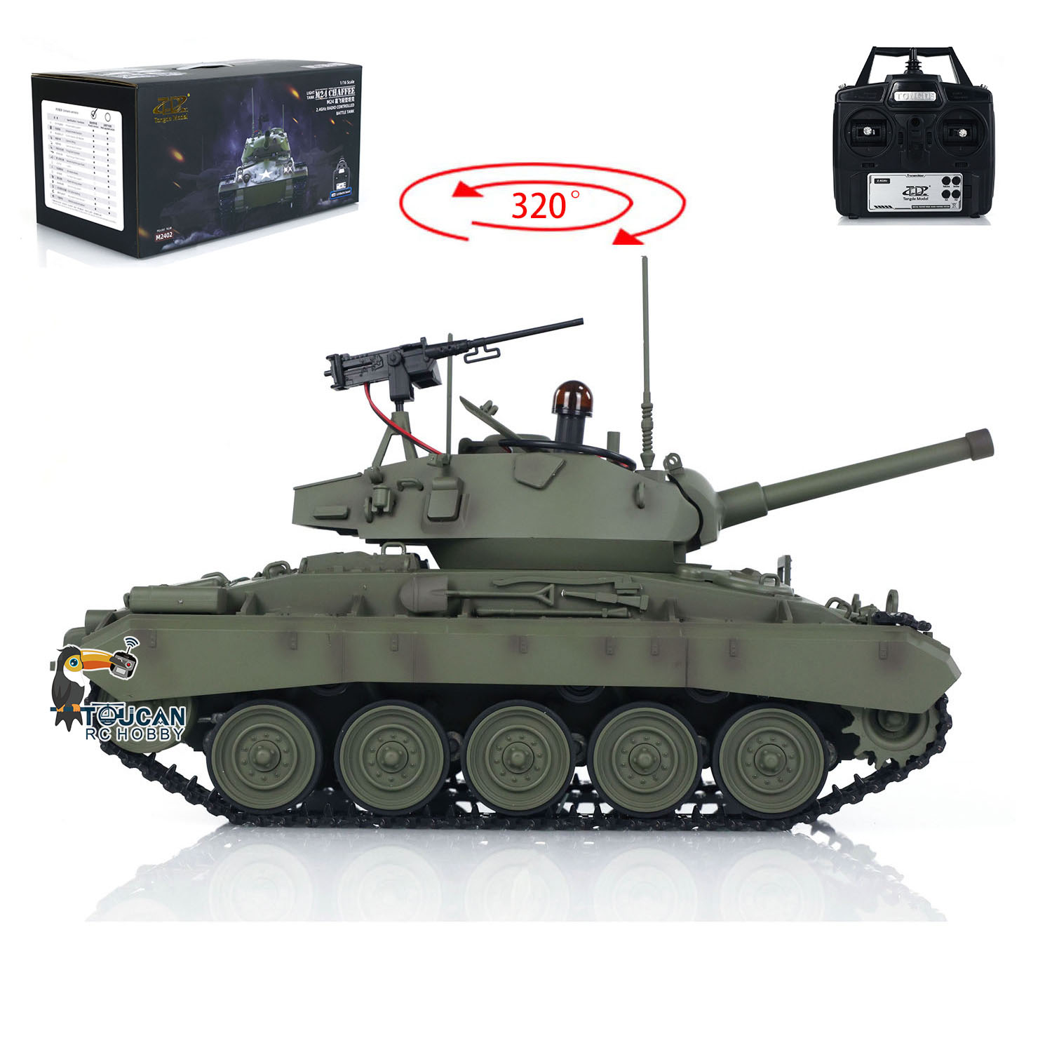 Toys Tongde 1/16 M24 Chaffee R - đánh giá và giá Rc Hobby Light