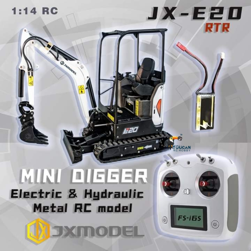 RTR JX E20 RC Mini Excavator 1 - đánh giá và giá Rc Hobby Models